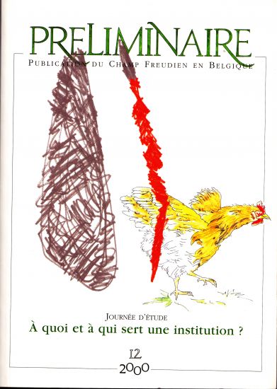 A quoi et à qui sert une institution?