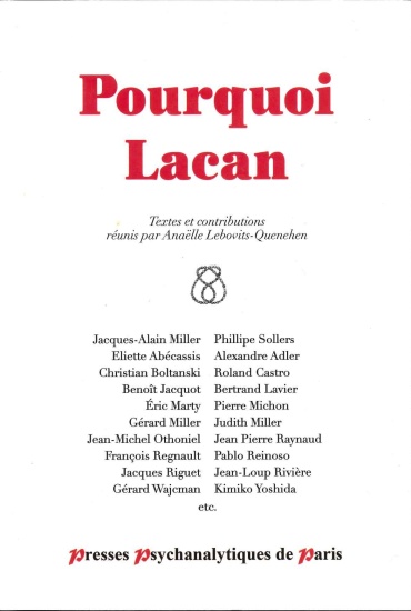 Pourquoi Lacan