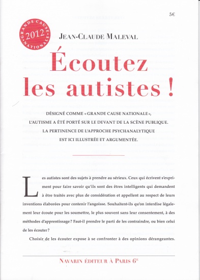 Ecoutez les autistes !