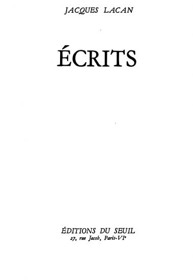 Ecrits